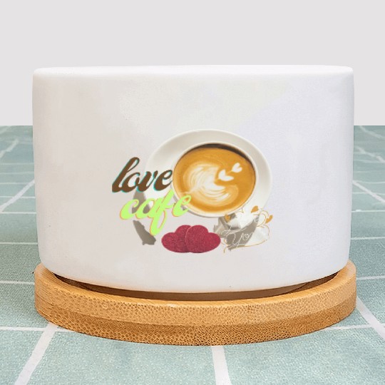 Chemise de café et de psychologie, Plant Pots drôle d