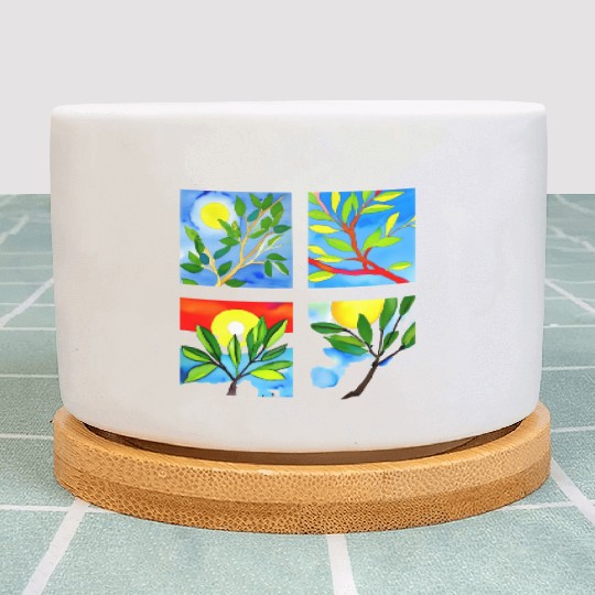 Laughing Olive Branch - Sustainable Harmony Plant Pots