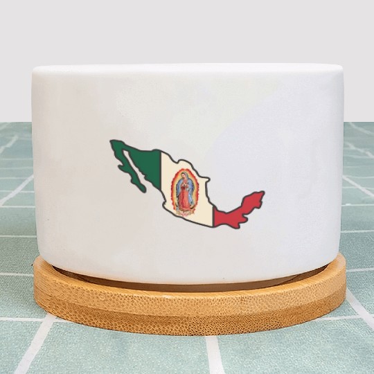 Our Lady Of Guadalupe Virgin Mary Plant Pots