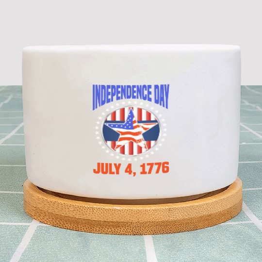 4th of July Independence Day America Party USA Plant Pots