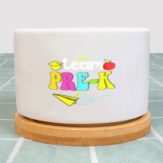 Happy Back To School Team Pre K Preschool Teacher Plant Pots