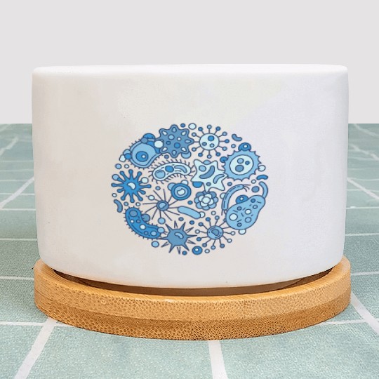 Microbiology Virus And Bacteria Biology And Scienc Plant Pots