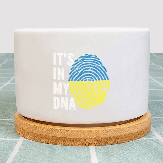 It'S In My Dna Ukraine Flag Plant Pots