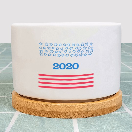 DESIGN2020 Presidential Election vintage Plant Pots