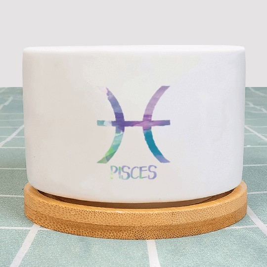 Pisces Zodiac Symbol Astrology Fish Water Sign Plant Pots