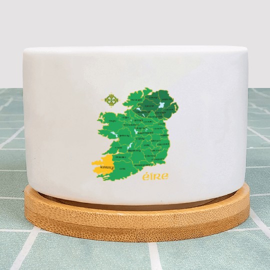 Kerry Ireland County Irish Travel Plant Pots