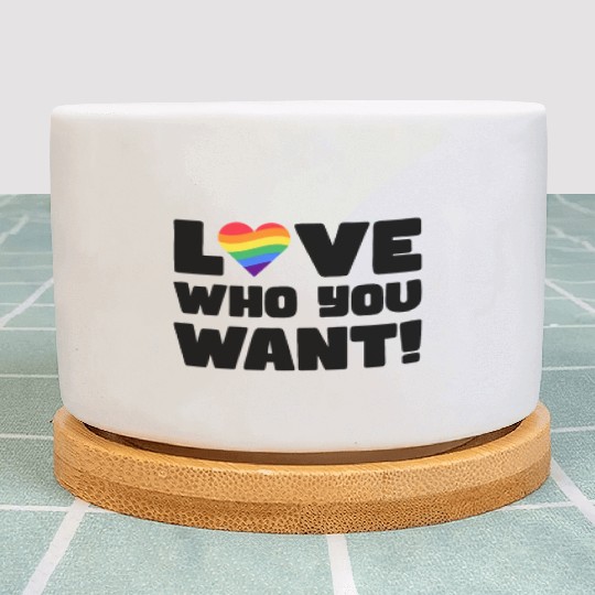 Pride LGBT Love wins, we are queer and proud Plant Pots