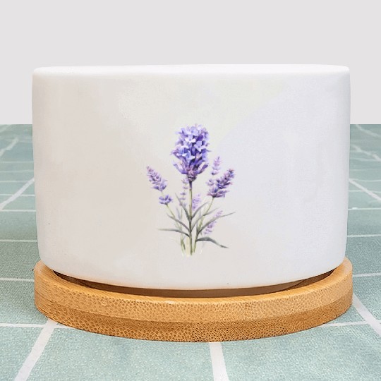 Lavender Flower Plant Pots