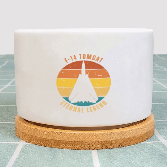 Retro F-14 Tomcat Plant Pots