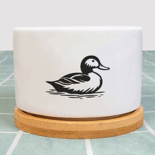 Duck Bird Nature Pond Plant Pots