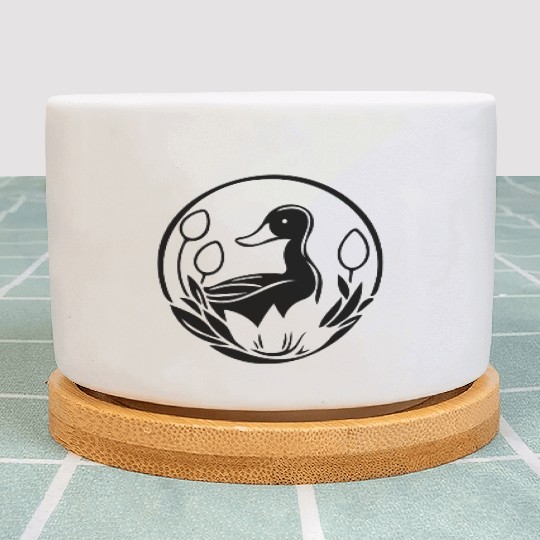 Duck Bird Nature Pond Plant Pots