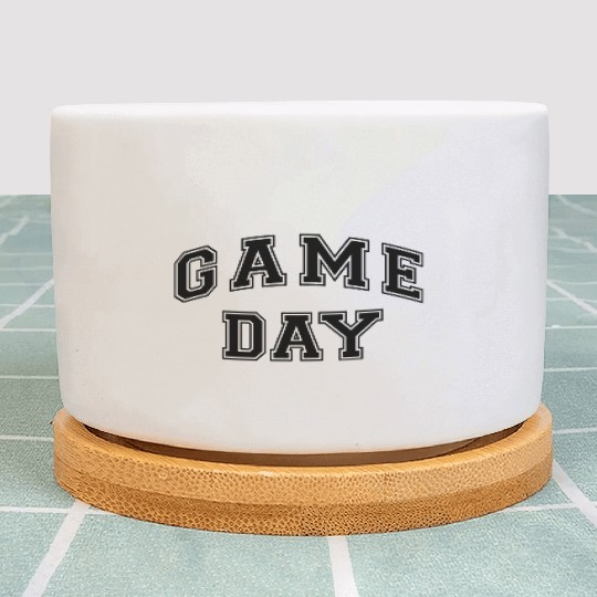 DESIGN Lover Game Day Funny Quote Plant Pots