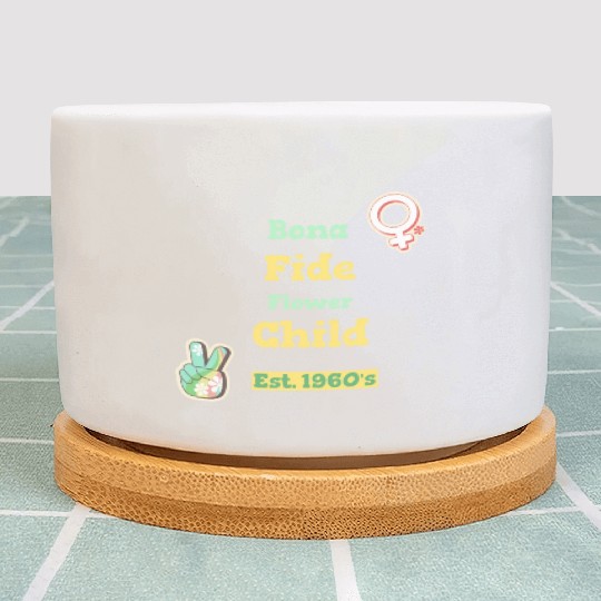 DESIGNBona Fide Flower Child Est 1960s Plant Pots