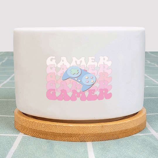 Gamer, Happy Game Day Plant Pots