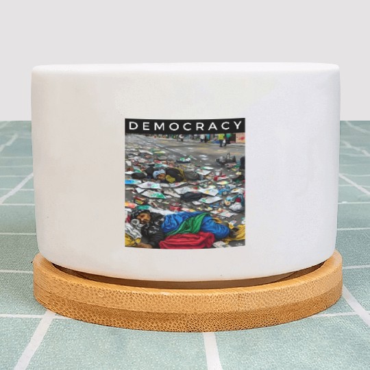 Forgotten Voices: The Democracy of the Streets Plant Pots