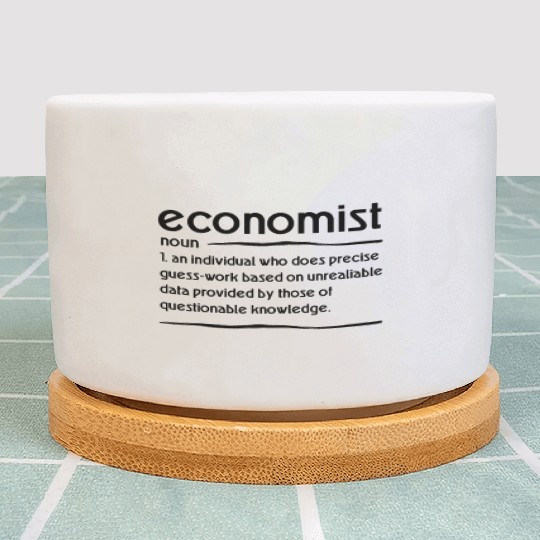Humorous Communal Science Societal Economy Tax Plant Pots