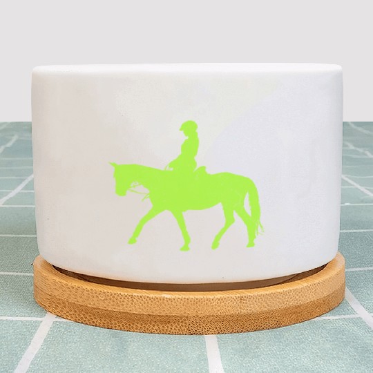 Equestrian Green Lizard Plant Pots