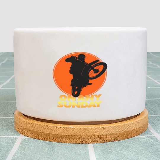 On Any Sunday Plant Pots