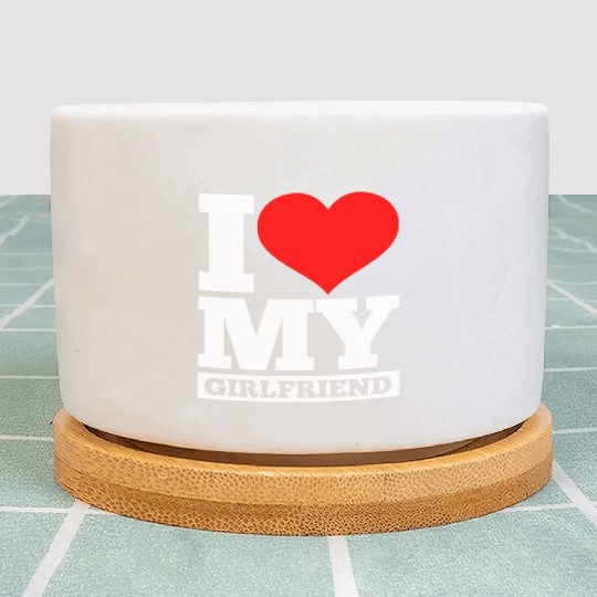 Valentines Day Girlfriend girl Plant Pots