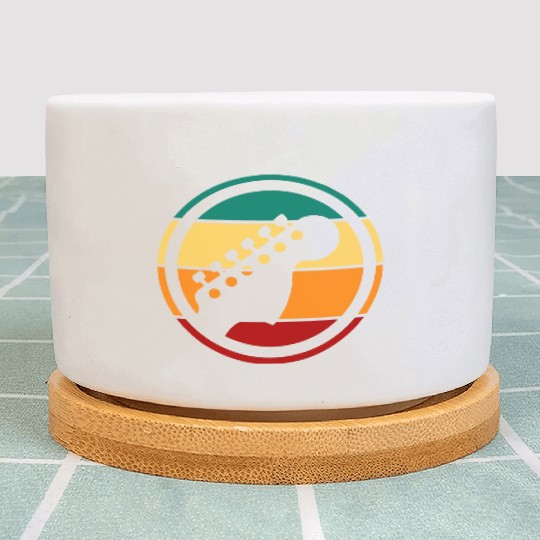 Retro Vintage Guitar Handle 80s Plant Pots