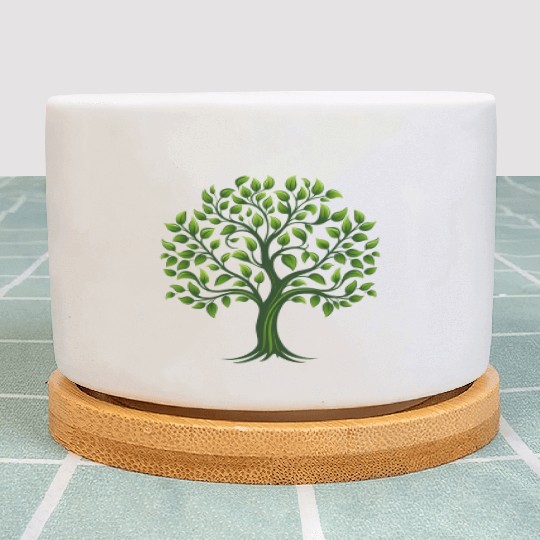 Tree, Family Reunion, tree logo Plant Pots