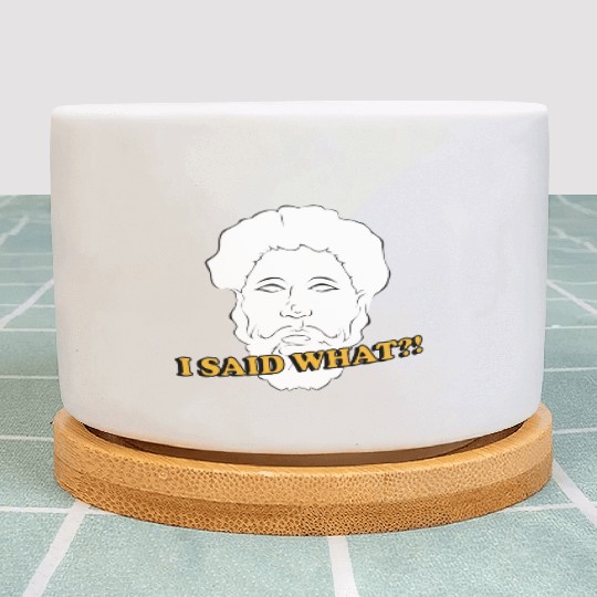 I Said What Philosophy Socrates Teacher Reading Plant Pots