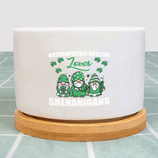 Naturopathic Doctor St. Patric's Day Plant Pots