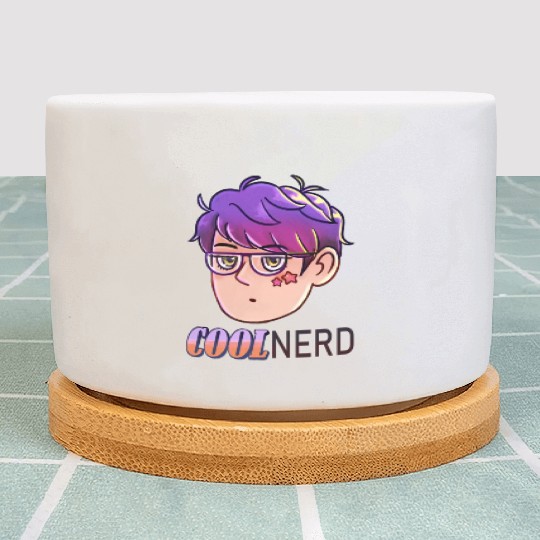 Cool Nerd - Colour Purple design Plant Pots