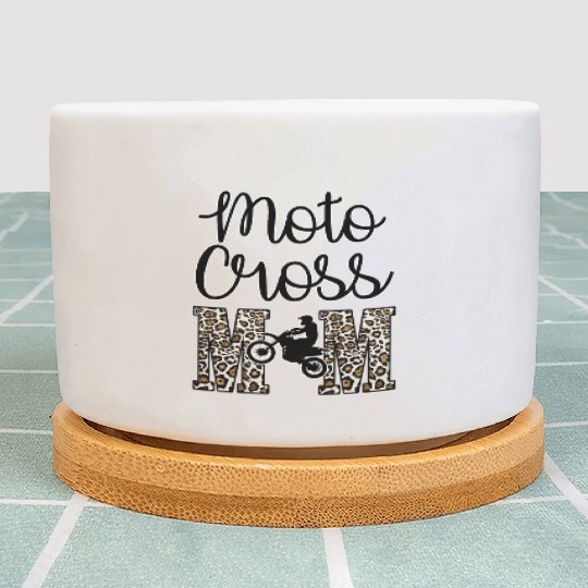 Moto X Motocross Mama Mom Racing Dirtbike Race Day Plant Pots