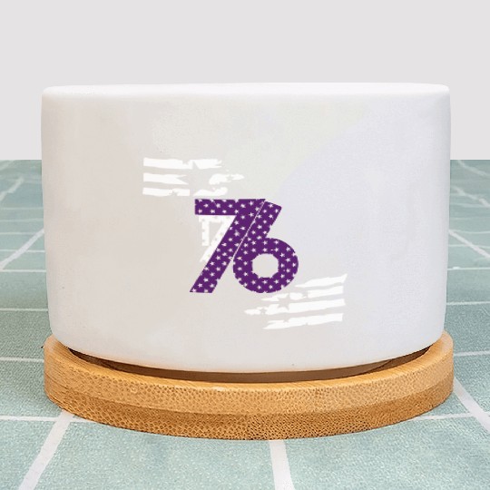 we the people 1776 american flag Plant Pots