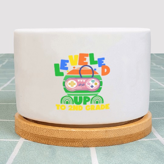 Level up to 2nd grade, back to school Plant Pots