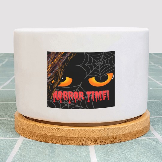 horror time Plant Pots