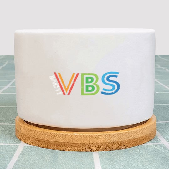 I Love VBS Vacation Bible School Crew Church Plant Pots