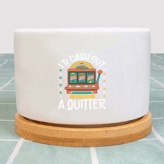 Poker Casino Poker Player Gambling Roulette Gift Plant Pots