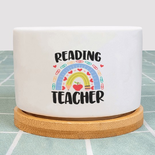 Reading Teacher Plant Pots
