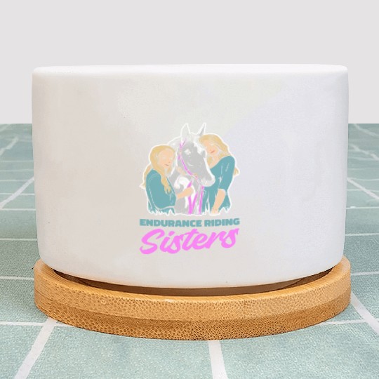 Horse Riding Sister Endurance Riding Plant Pots