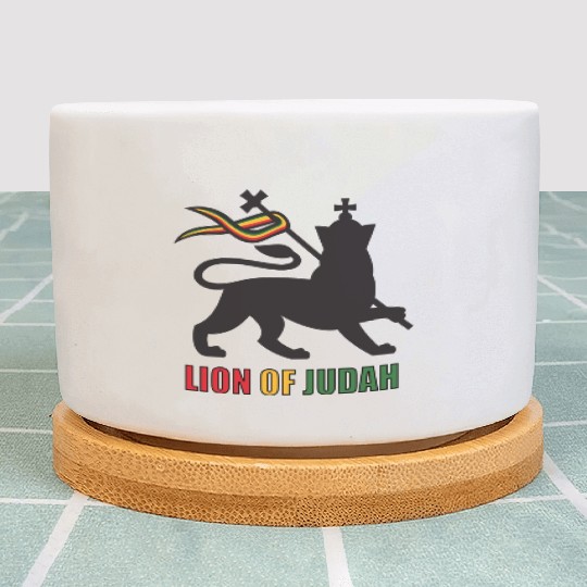 Rastafarian symbol, Lion of Judah Plant Pots