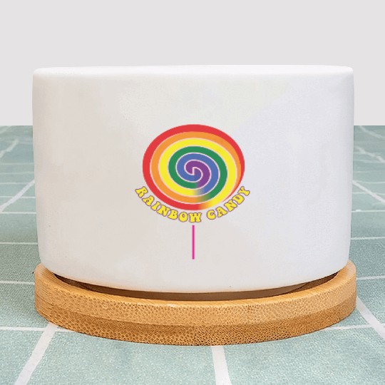Rainbows Rainbow Pride Candy Plant Pots