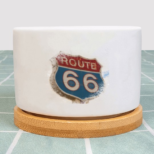 Route 66 Plant Pots