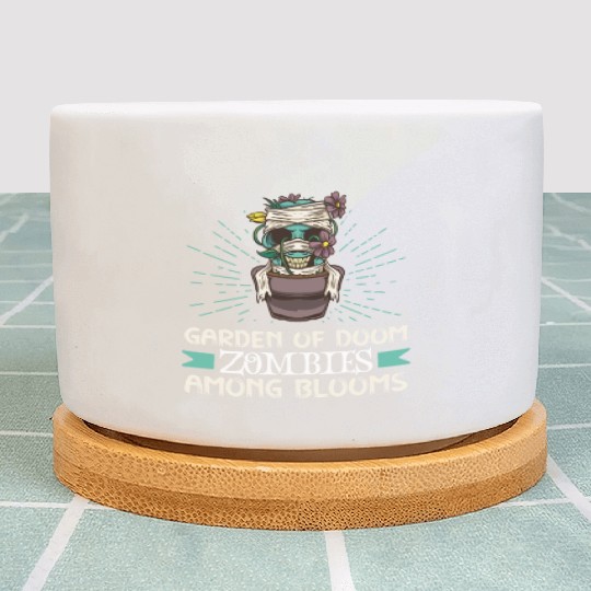 Horror Garden Gardener Zombie Plant Gardening Plant Pots