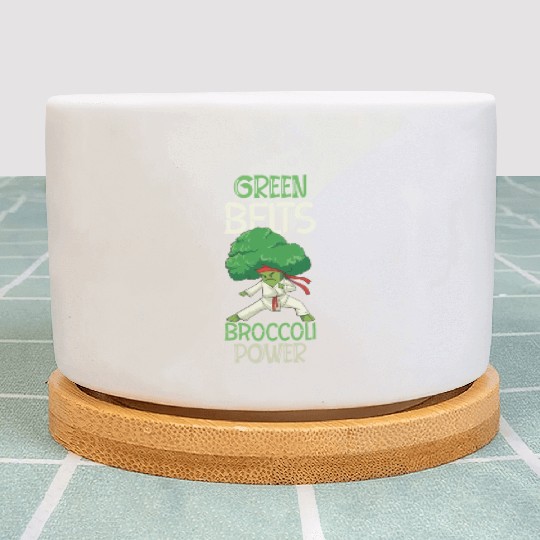 Broccoli Martial Arts Karate MMA Boxing Kicks Plant Pots