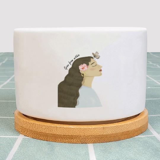 summer pink natures Plant Pots