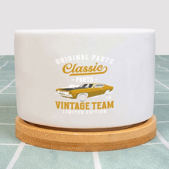 Classic Car Muscle Car Driver Plant Pots
