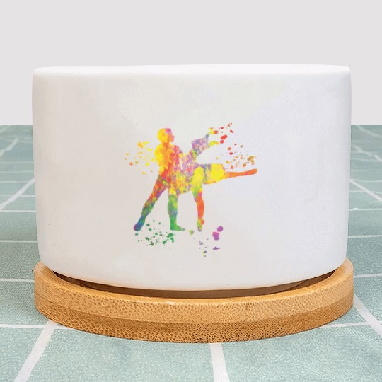 Ballet Dance Couple Woman Ballerina Plant Pots
