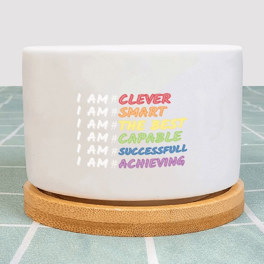 Daily Motivational Affirmation Self Love Quote Plant Pots