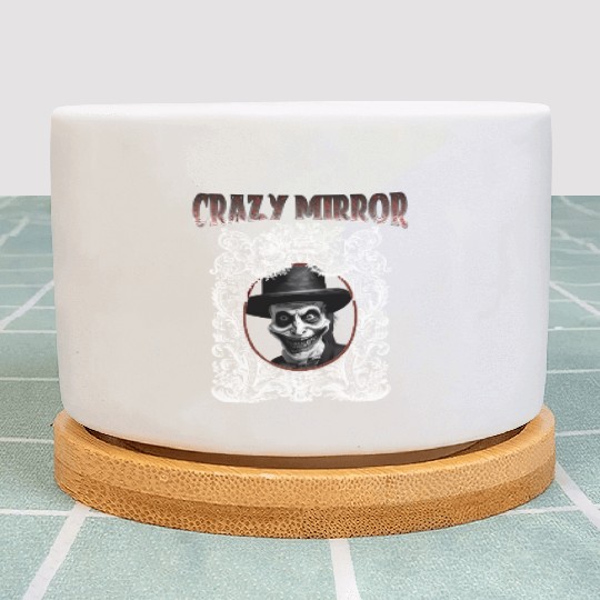 Horror Crazy Mirror Plant Pots