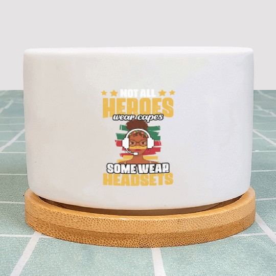 Not All Heroes Wear Capes Awesome Melanated Plant Pots
