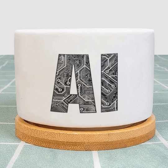 AI - Artificial Intelligence Machine Learning Plant Pots