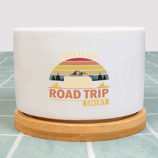 This Is My Road Trip Plant Pots - Camper Gift Plant Pots