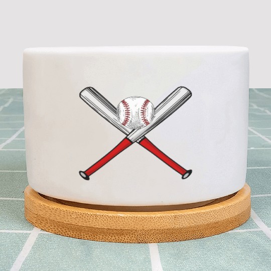 Baseball Sports Catcher Lover Mom Dad Homerun Plant Pots
